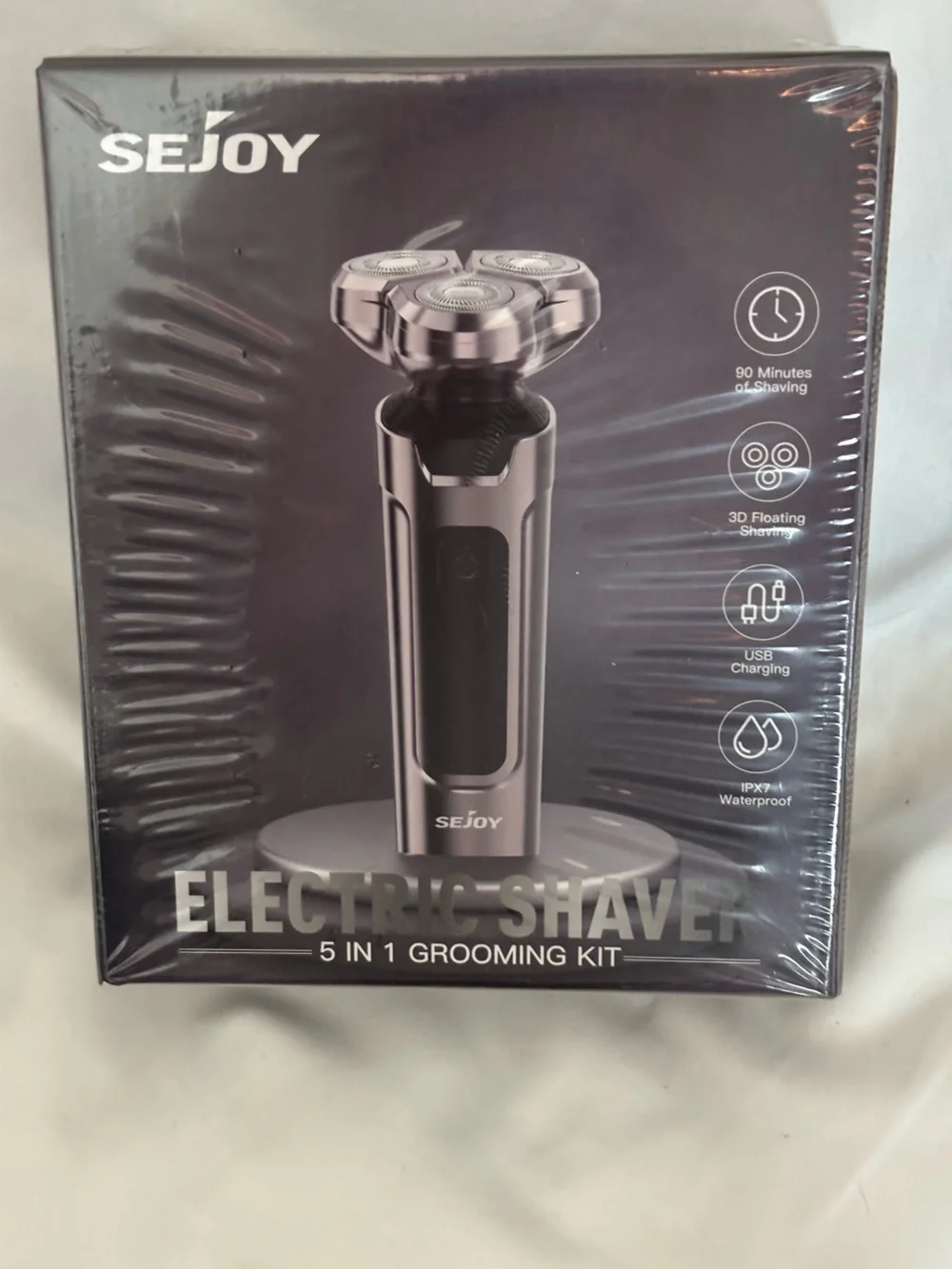 Electric Shaver for Men - Waterproof Grooming Kit
